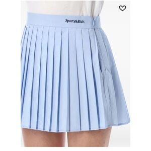 Sporty & Rich
Serif Logo Anae skirt size medium in washed hydrangea